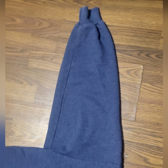 Italia Firenze Made in Italy Sweatshirt Woman's XXL Cotton Navy Embroidered B87 - Picture 5 of 10